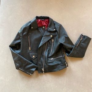 Faux Leather Jacket